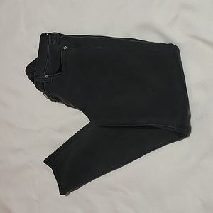 Hudson black Krista mid rise super skinny jeans Women's size 28